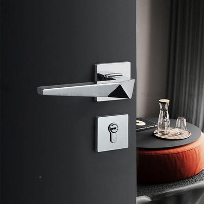 D32-S935卧内室门锁房门间锁卫生间室门把手木门磁吸分体锁把静音