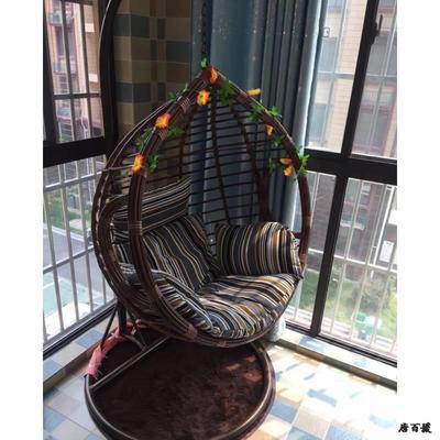 吊秋椅双人JM-1002吊篮藤椅卧室吊床网红千阳台粗藤篮椅家摇单用