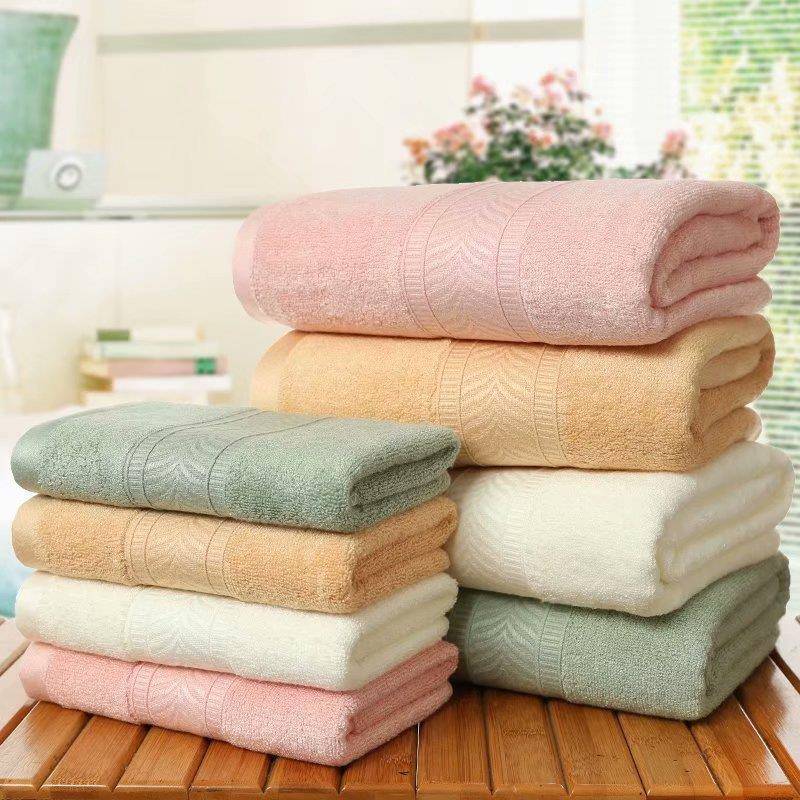 10014纤维成人浴1巾新款加厚70-140大浴巾超柔软吸竹水浴巾毛条巾