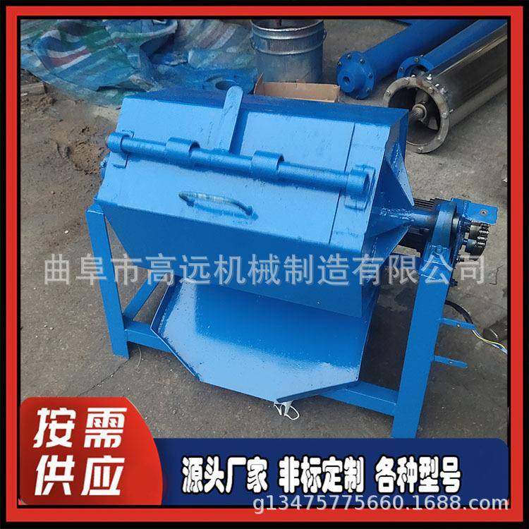 园900废石材林六角滚筒光机螺丝螺帽旧钢铁除锈机批量研磨抛机