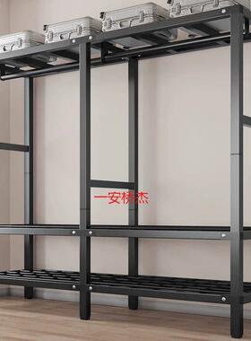 卧室加粗加厚坚固L柜Y衣大容免安装钢架结实衣量XVT简易布家用收