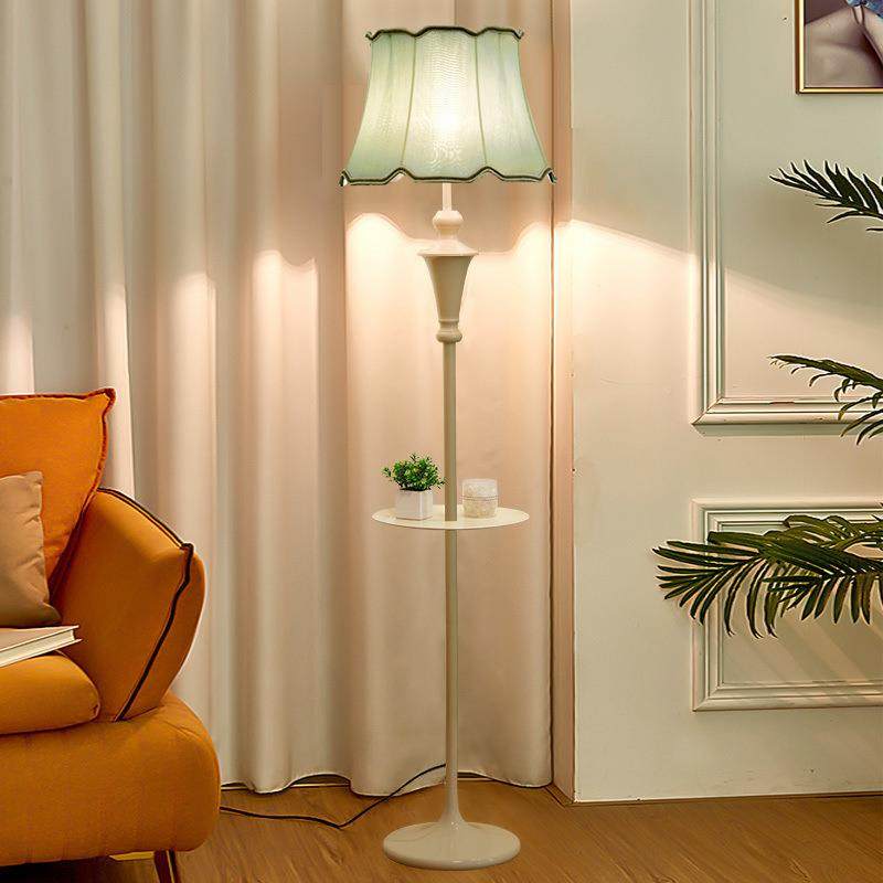 奶油348风柜落地灯客厅沙发旁边几置架装饰物氛灯卧室床头一围体