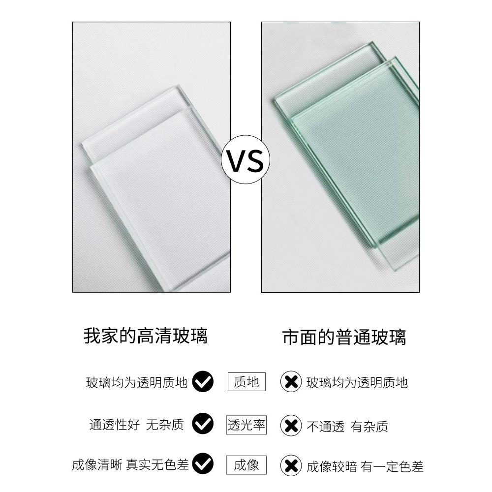 OTN自粘挂墙上免壁打贴孔粘贴形试衣镜家W*无框穿衣镜全身挂拱镜