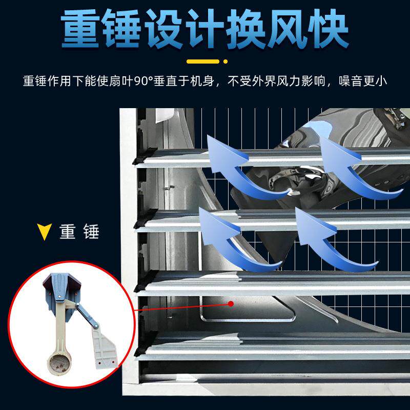 畜牧重养殖负压风式大功机率抽风机工170业排风扇锤负压风机