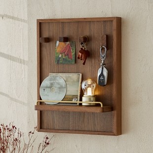 电表箱遮挡装饰画横竖款配电箱遮丑置物架弱电箱盒多媒体实木挂画