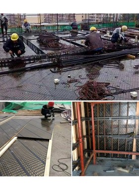 模板木板工地用黑色覆膜建筑模板室外防水1.22*2.44米工程木板