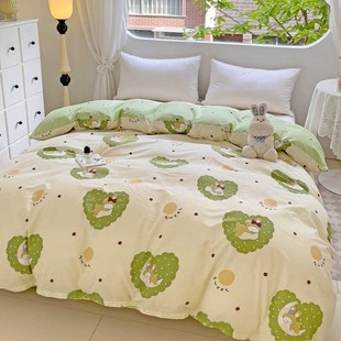 ins公主风纯棉被套单件1.5m1.8米100全棉被罩单人学生双人200x230