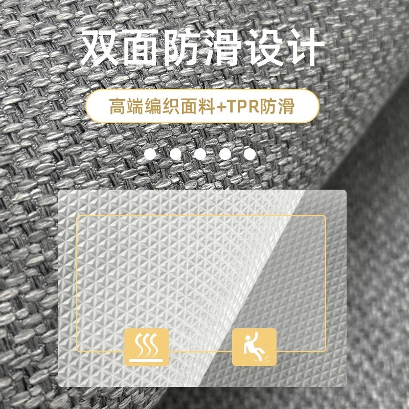 2024新款现代入户门垫耐磨防滑玄关地垫可裁剪进门口脚垫室外地毯