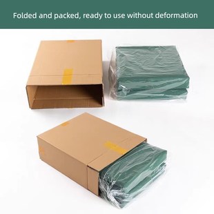 Wj橄榄绿色家政造型被七折六折宿舍军训绿色可折叠豆腐块模型被