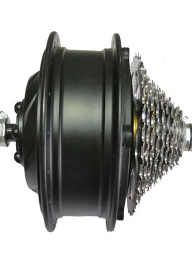 变速山地自行车改装电动车电机36wv48v250/350w500w前后驱改装电