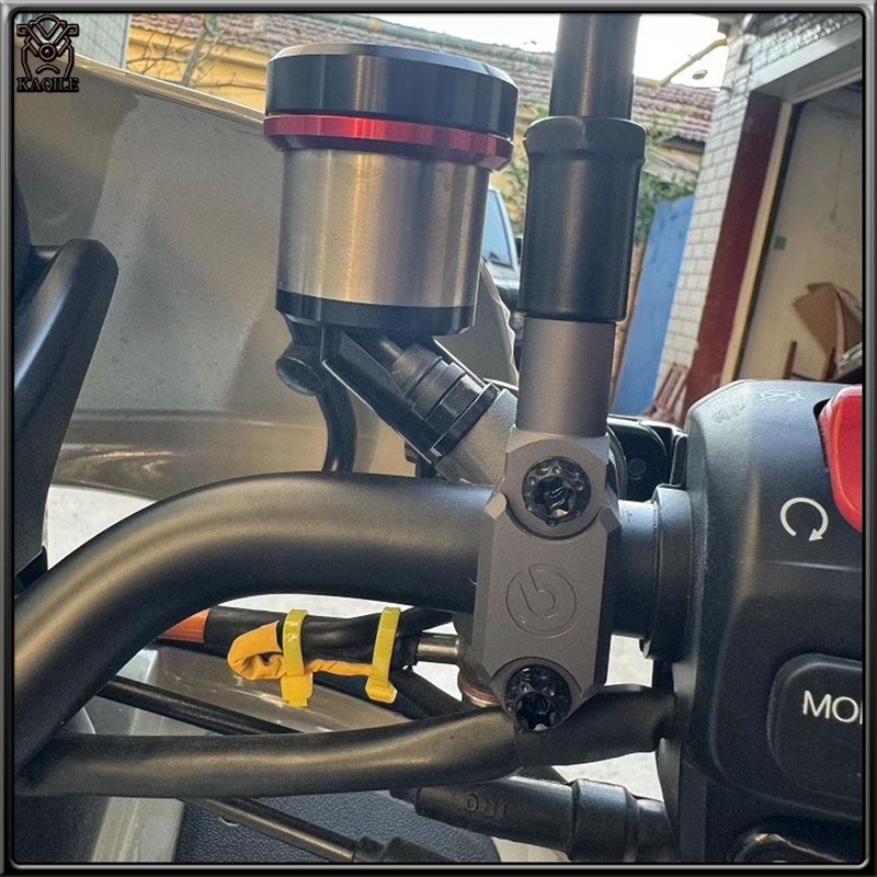 适用KTM 390 790 890 Duke改装 左右后视镜底座 镜座固定支架镜码