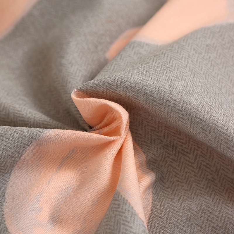 加厚全棉磨毛床单单件 爱心简约秋冬纯棉宿舍单人双人被单三件套