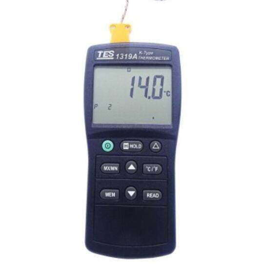 泰仕TES-1319A数字温度计测温仪表面测温仪数显温度表