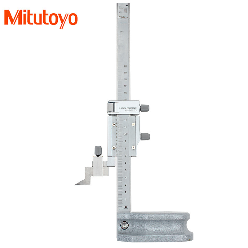 三丰游标高度尺506-208日本Mitutoyo公英制游标高度卡尺0-200mm