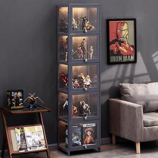 亚克347力展示柜客落地易简厅收级纳柜高感杂物办公室趣纳简约储