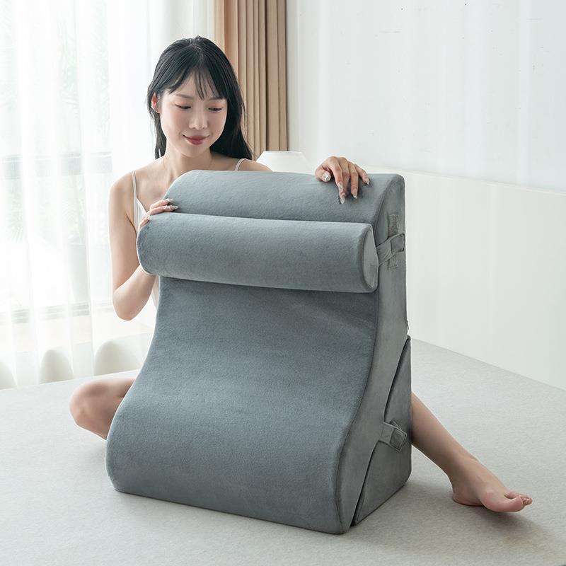 记忆棉床MSF2022-头靠垫软包大看靠背室书护腰老人床卧上靠三枕角