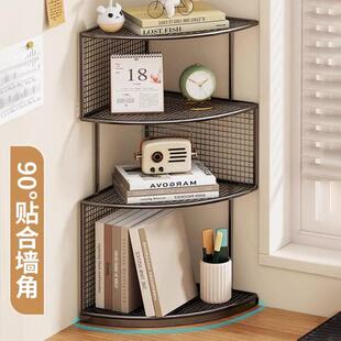 架办公室多桌上转角置物架书桌拐55114角层纳子工位墙角小型三收