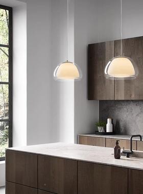 创751意麦饰奶约油风果丹冻餐厅床头吊灯北欧简过道咖啡厅装灯