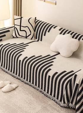 防猫抓发沙盖布高级感一片式全盖S3036沙发巾雪欧尼尔盖毯北简约