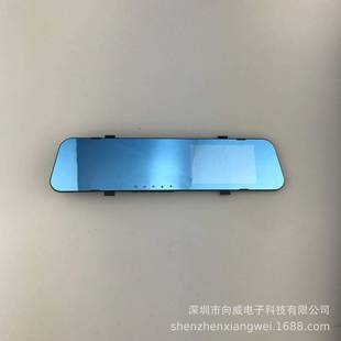 工厂直4.3销寸超薄高清1感080重力停车监控前694后应双录行车记录