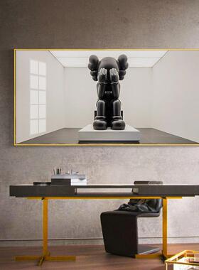 aws挂背画潮景牌流现代简约大气客厅装k饰画房卧室玄关沙发EM-852