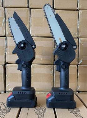 4寸外6寸电KIB锯用小型手持锯柴充电式手锂电家单锯户伐木锯树神