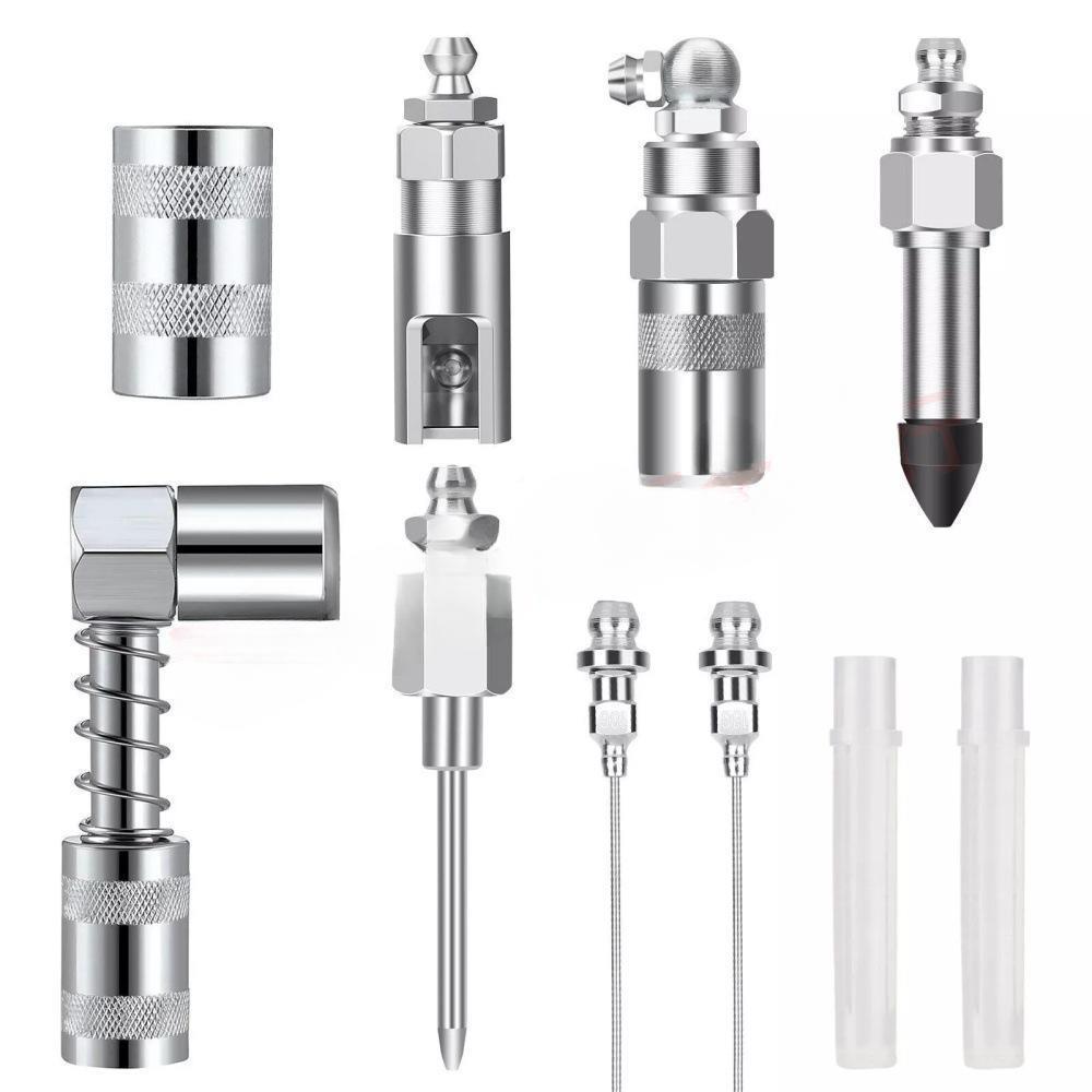 新润滑工具3231480件油套自款锁润滑注油嘴套装双手柄高压嘴不锈