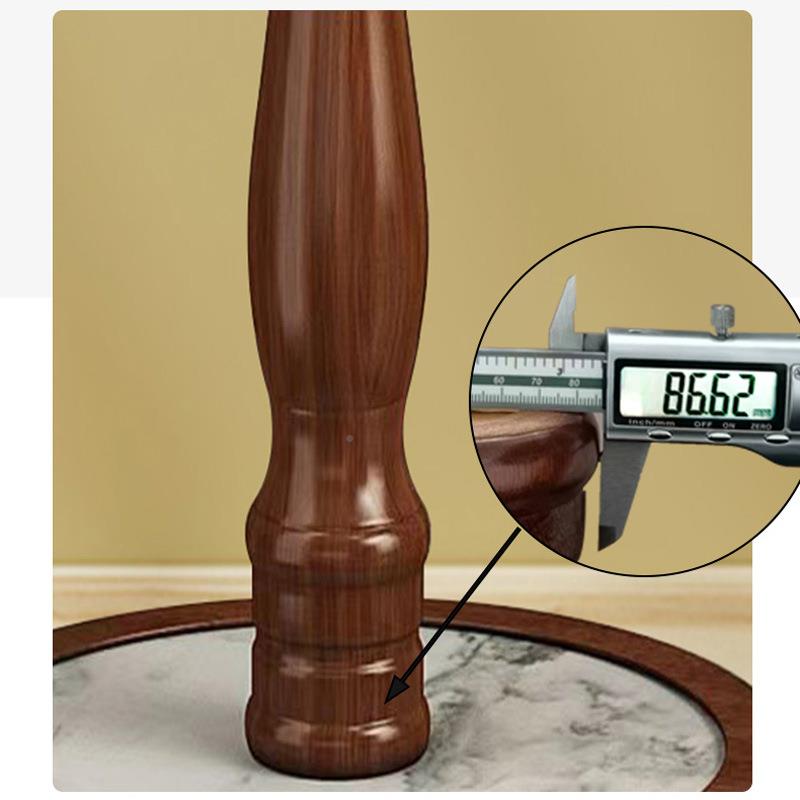 实木创意落立地帽架网CJG307-1红理石大底盘挂衣衣架式收纳卧室衣