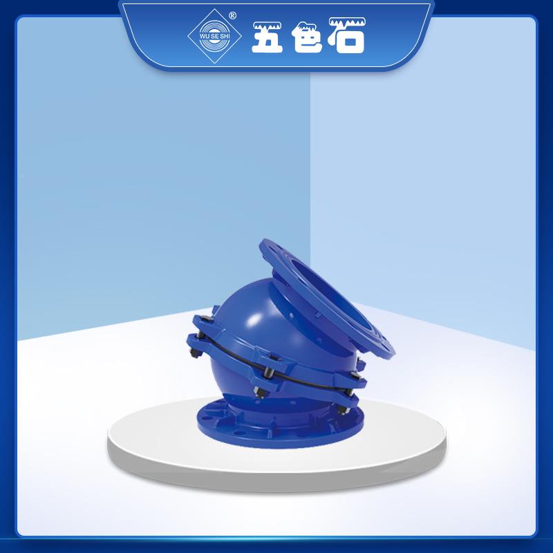 道连接球墨铸铁管双边法兰万向接管器ISR哈夫节抢器连修