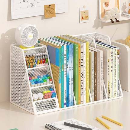 合书架上桌面置物架简易儿童组SFP书桌收架学生用宿舍纳书柜简约