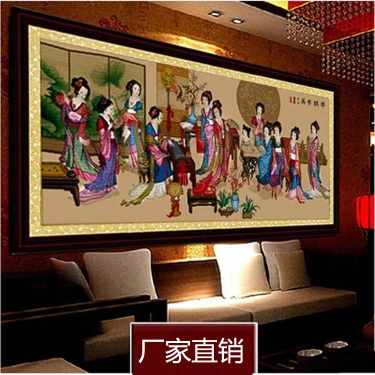 十绣红楼金梦十RW0528二钗新物款古典明清人美女系列琴字棋书画