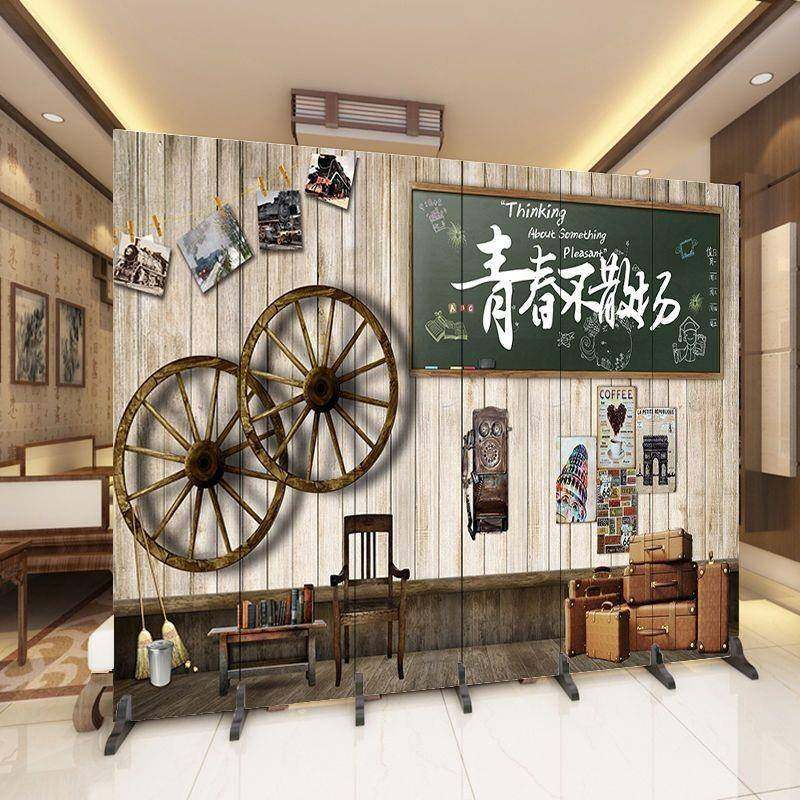 简屏风折叠移动餐厅隔断复锅古weimeish背易景酒店墙包间烧烤火店,基础建材,屏风,淘宝优惠券,粉丝福利购,淘宝优惠卷