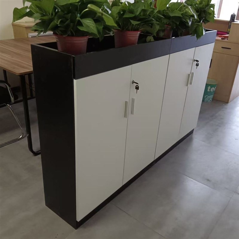 公司门口放花柜子办m公室花槽柜隔断屏风矮柜桌边柜绿植架围挡格