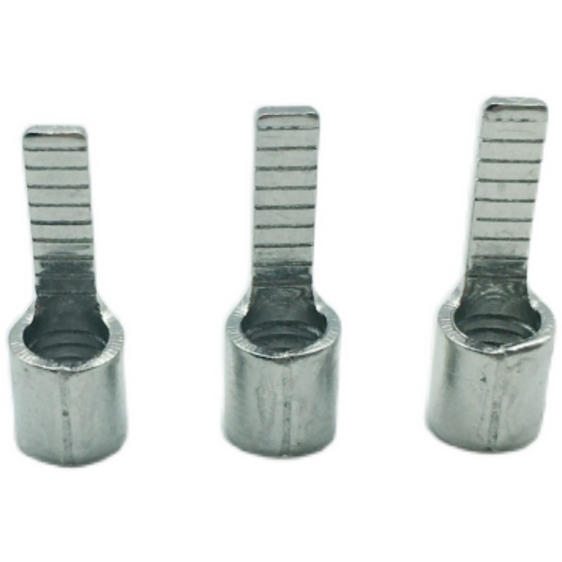 DBN5.5-10 裸端头 片形接线端子4-6平方 接线鼻子 紫铜 1000只