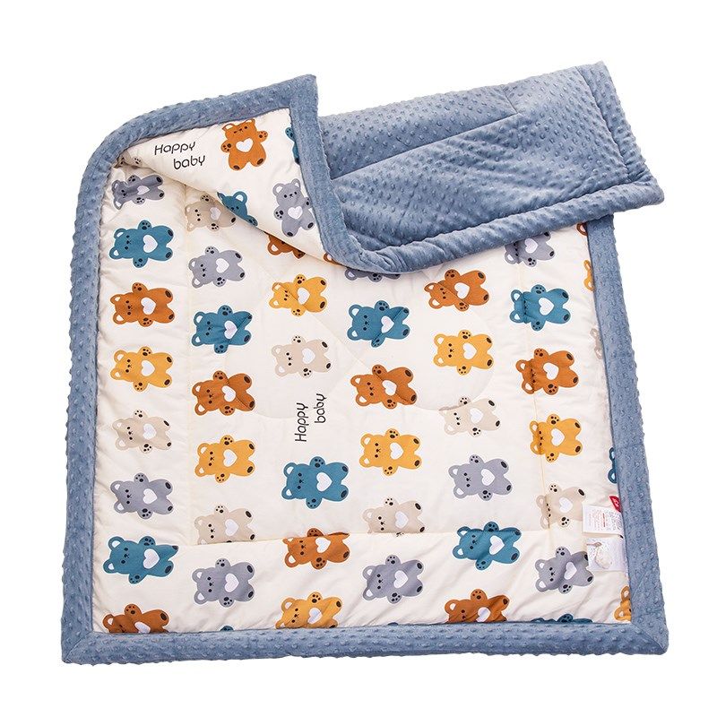 豆豆被罩婴儿被套豆豆绒幼儿园宝宝被套纯棉A类儿童豆豆被套可拆