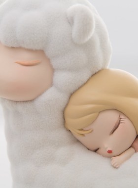 可米生活 白夜童话 牧羊午后Lite植绒款摆件车饰品礼物小礼品