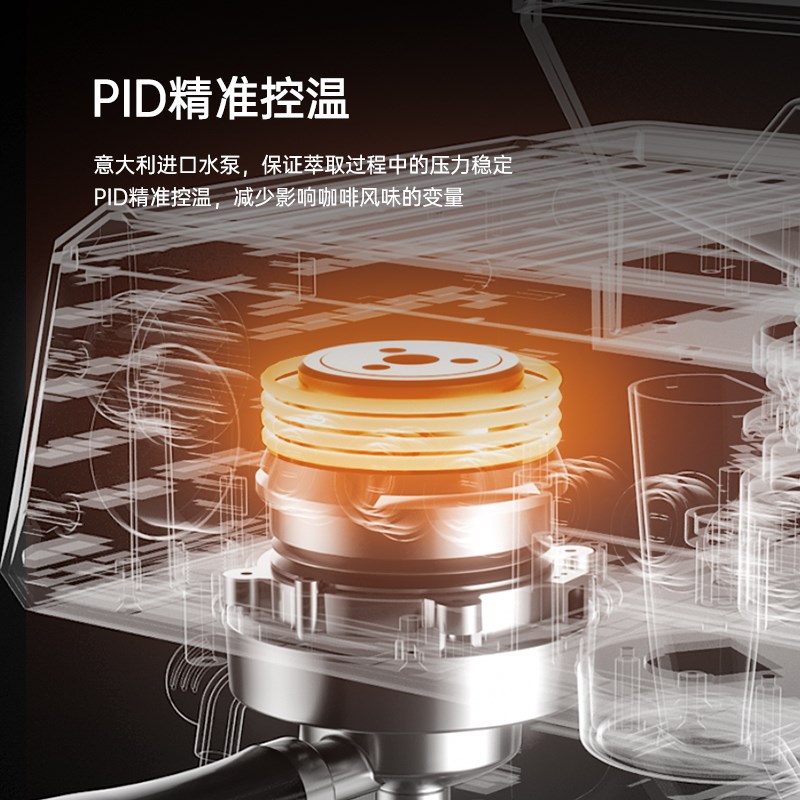 左左摩咖啡机家用小型带研磨一体打奶泡半全自动意美式半商用摆摊