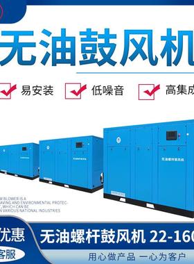 水理永磁变频无油螺杆鼓风机处空污压机455/5/75kw9.6立YHGF-30-