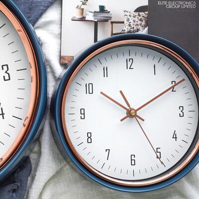 打轻奢意金属挂HJR钟客厅家用古北欧挂表石英钟静创复音免孔挂墙