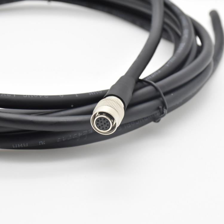 HRS濑快速连接M12公母连接器HR10A-10广HR1器0A-10P1-2S带线材航