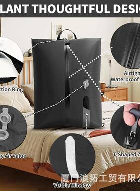 17L收纳包套装真空袋压缩衣袋气防密潮水OLL行李箱防出差旅游服