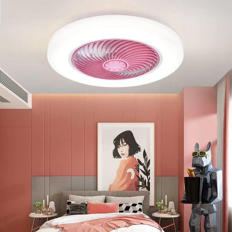 智一能吸顶卧室扇灯超家用体厅大799客风力餐厅隐形带电风风扇灯