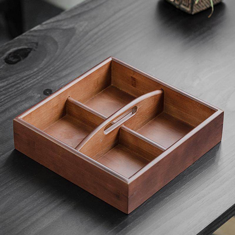 国潮新款中式心干果盒复古木糕点16#81392盘家用客点零食实托盘茶,餐饮具,整套茶具,淘宝优惠券,粉丝福利购,淘宝优惠卷