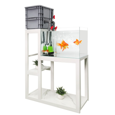 鱼缸架子客厅柜底柜底座托架实木花架一体专用架柜子支架桌台底架