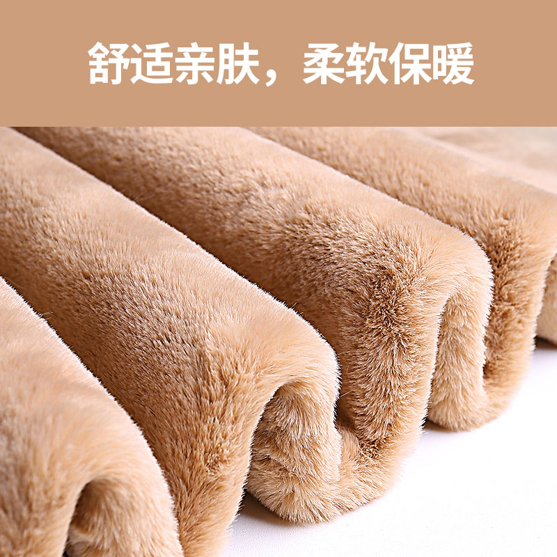 短毛绒后排汽车坐垫冬季小车一体座位垫子冬天车内防脏座椅套保暖