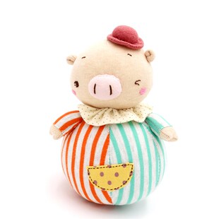 艾乐祺孕期打发时间手工猪宝宝玩具不倒翁安抚玩偶布艺diy材料包