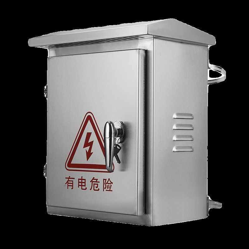 304户外不锈钢配电箱室外防水控制箱监控抱箍箱抱杆箱设备箱订做