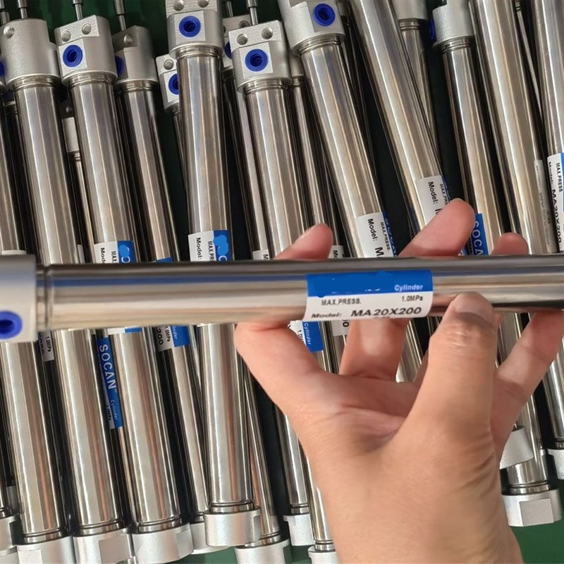 钩子气缸 不锈钢迷你气缸纺织机专用气缸MA20X200