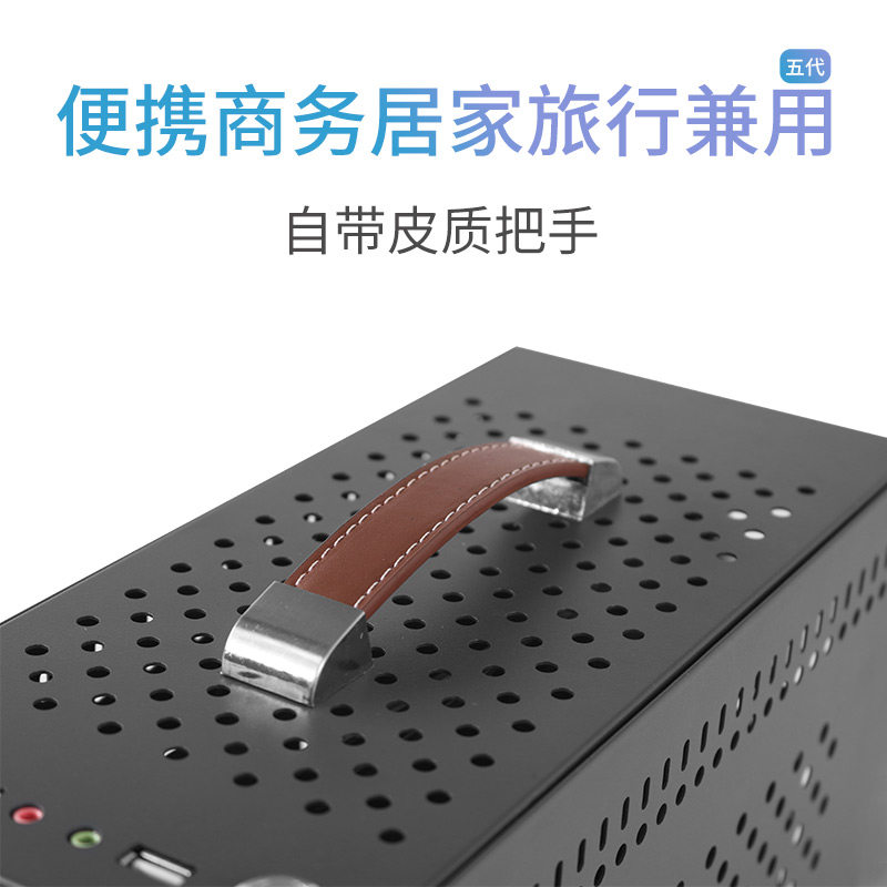 台式nas风冷itx机箱电脑机箱台式主机箱外壳家用办公便携定做迷你