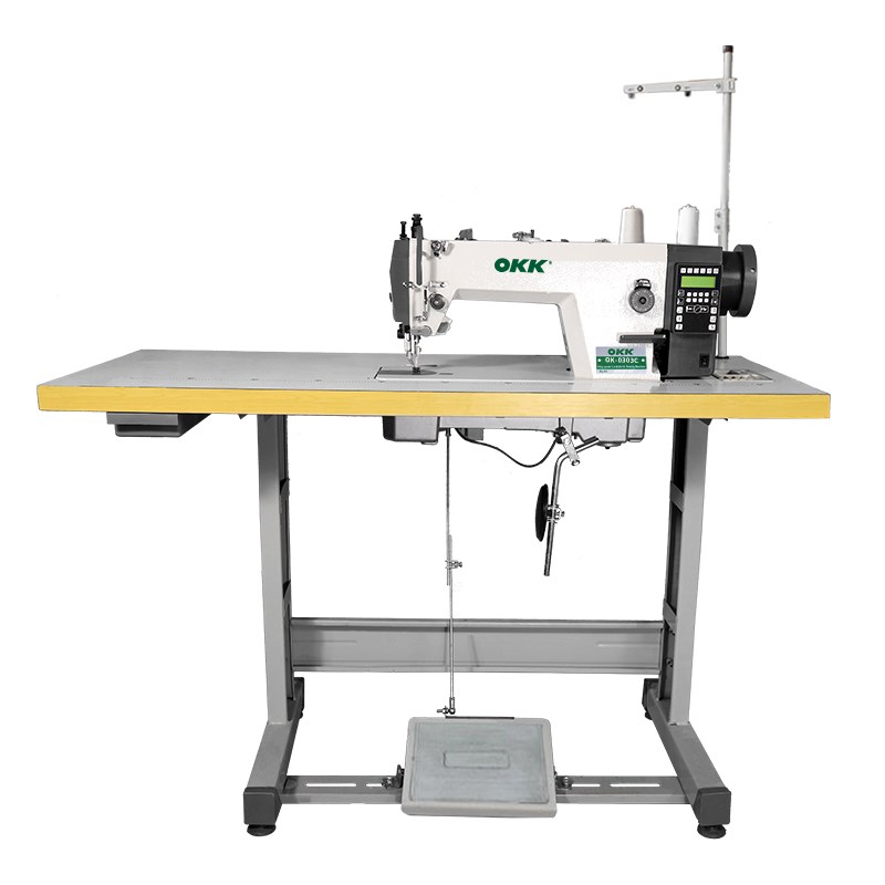 OKK一体全自动同步机电脑缝纫机同步车电脑dy车皮革缝纫机吃厚型